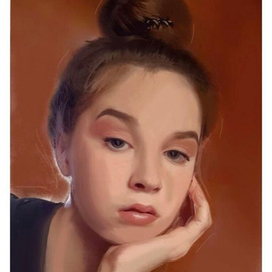 Задумчивая девочка 