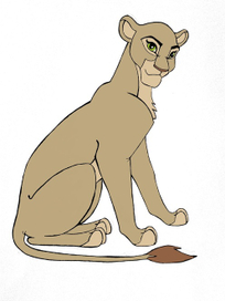 Мультяшная львица