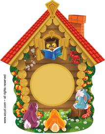 Летний сказочный домик-часы