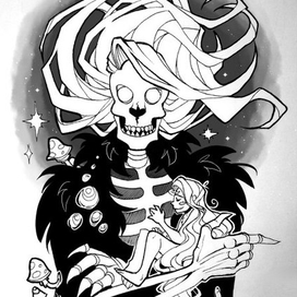 Иллюстрация к сказке "Ночь, когда падали звезды"