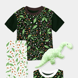 Декоративный бесшовный узор