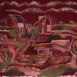 деревенский пейзаж