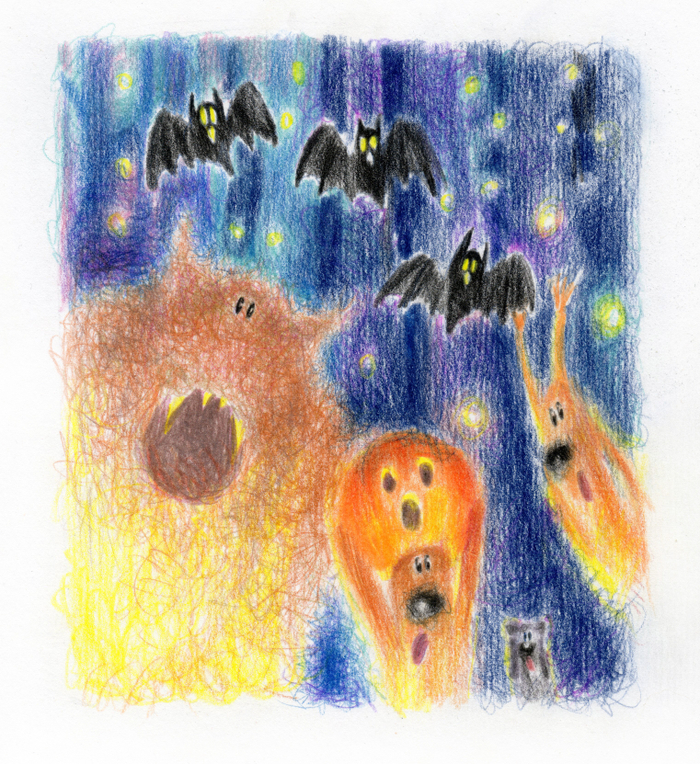 Монстры испугались