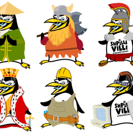 Penguin stikers