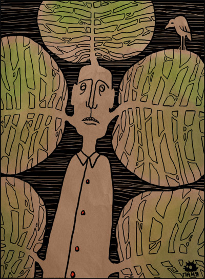 Несчастный кузен и бродячий куст