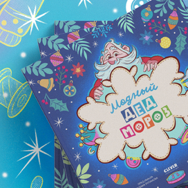 Обложка книги "Модный Дед Мороз"