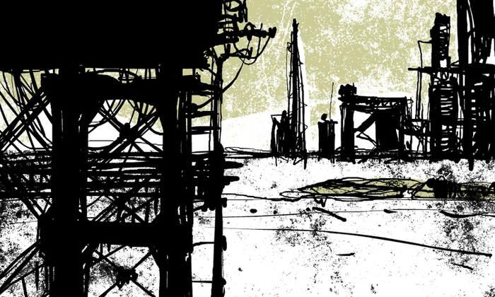 Лужный пейзаж