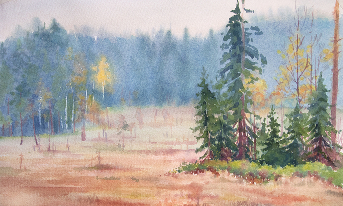 Осенняя акварель