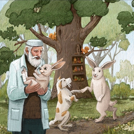 Иллюстрация к произведению "Айболит"