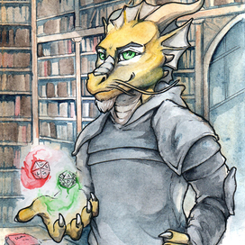 В библиотеке