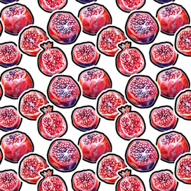 гранатовый паттерн