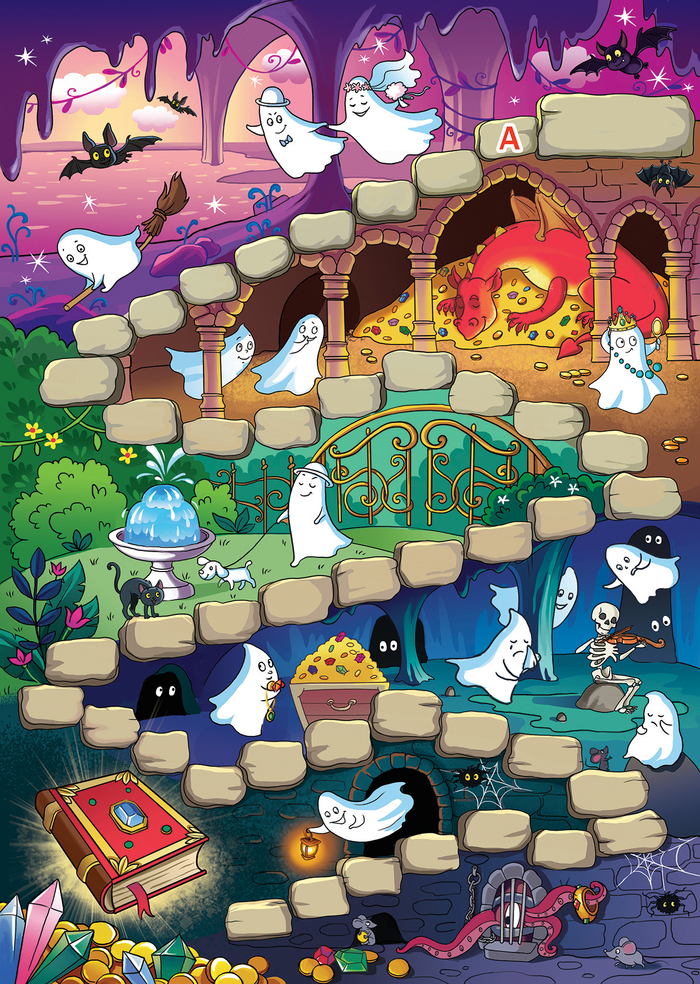 настольная игра. Мир приведений