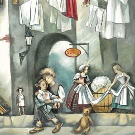 Фрагмент иллюстрации к повести Дж. Гринвуда « Маленький оборвыш»