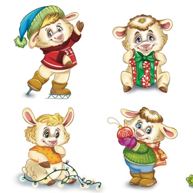 Новогодние овечки 