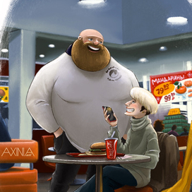 в ожидании заказа