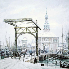 Рыбный порт в Голландии