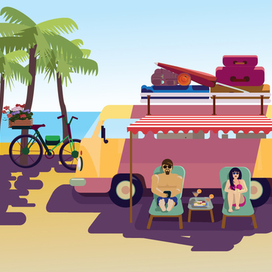 море солнце