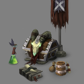 Концепт-арт линейки предметов