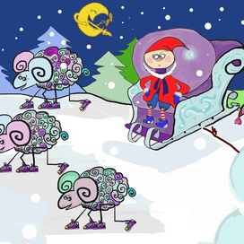 Какие-то странные олени!!!