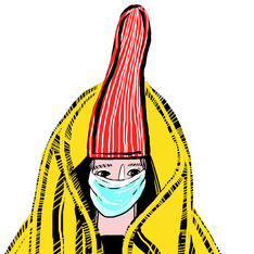 желтая шуба