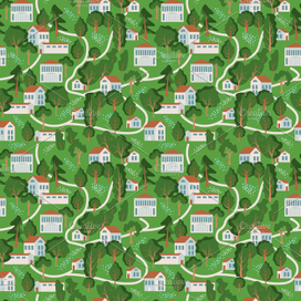 Дома и деревья