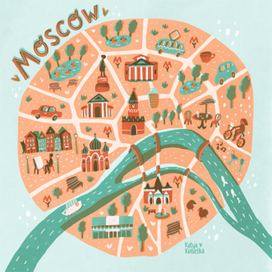 Карта Москвы