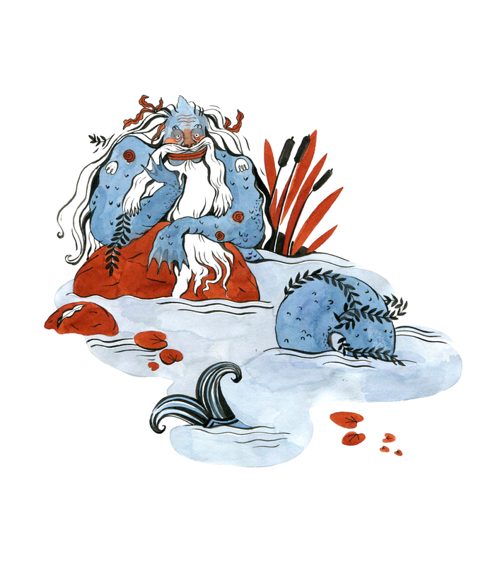 Inktober 2017 / Водяной