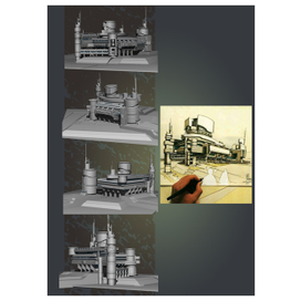 Futuristic Environment Model from Reference (@lmimos), 2016