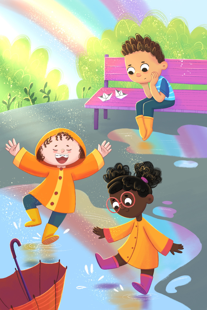 Иллюстрация для книги 'Toby the Underdog'