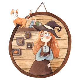 Ведьмочка Мадлен и кот Тыковка