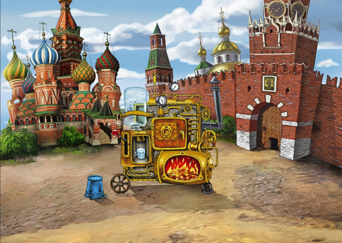 Фон для рекламного мультфильма