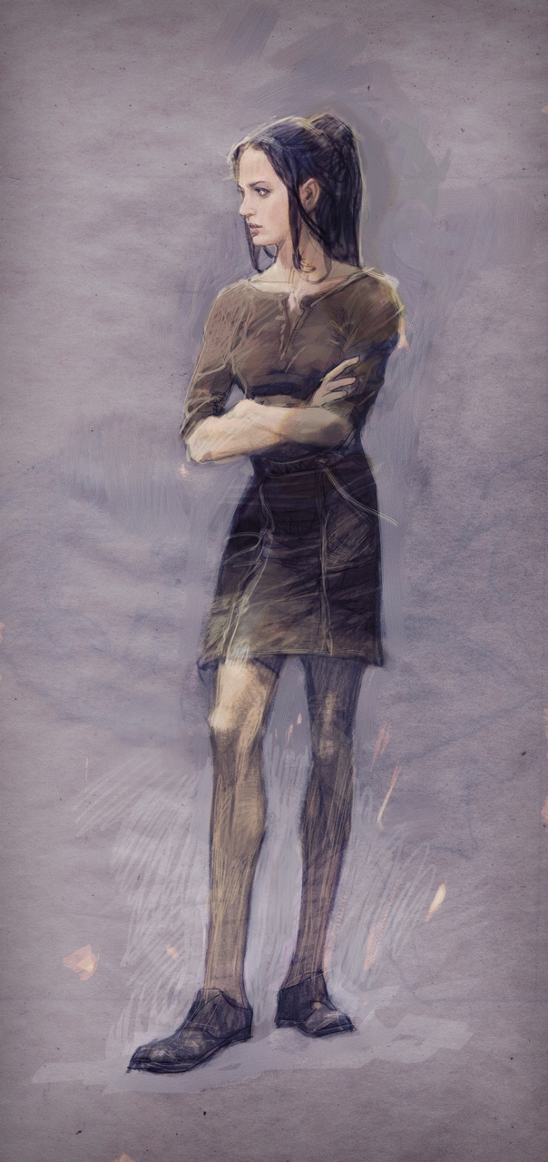 Эскиз персонажа HG 44