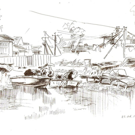 Деревенская пристань