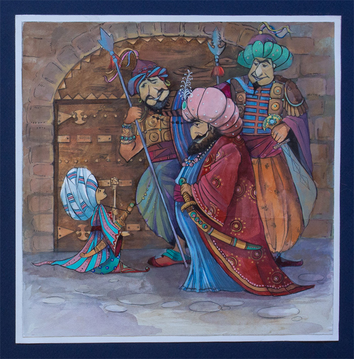 Иллюстрация к сказке "Маленький Мук"