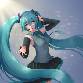 miku crying