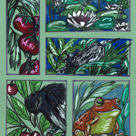 Работа из серии "Окошки" №2