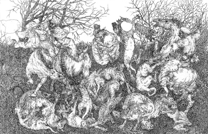 охотники сцена 1