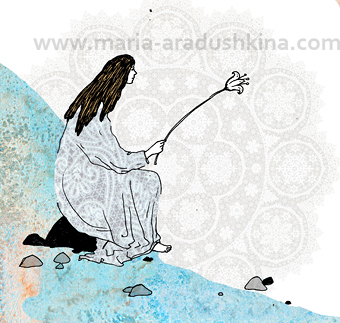 Белый цветок