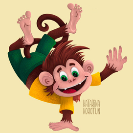 Обезьянка для детского салона красоты Funky Monkey