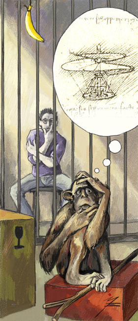 Поиск решения: посвящение Вольфгангу Кёллеру