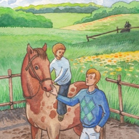 Илл. к книги "Слеза Богослова" И. Ковальчук.