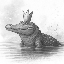 важный крокодил