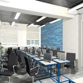 Разработка интерьера компьютерного класса