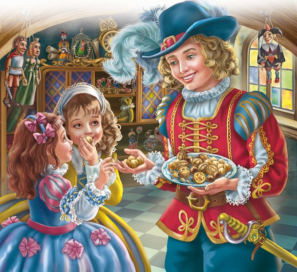 А вот и Щелкунчик в лавке отца.