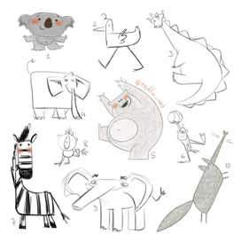 Дизайн персонажей: животные