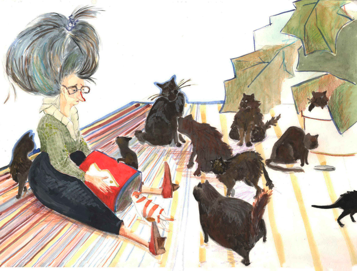 Голодные коты.