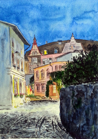 "Старый Засснитц тёплым вечером"