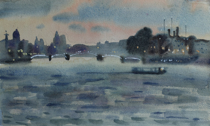 сумерки на Неве