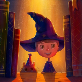 Детская иллюстрация для книги