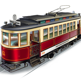 старый трамвай